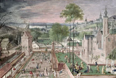 Primavera nel giardino del castello, 1584